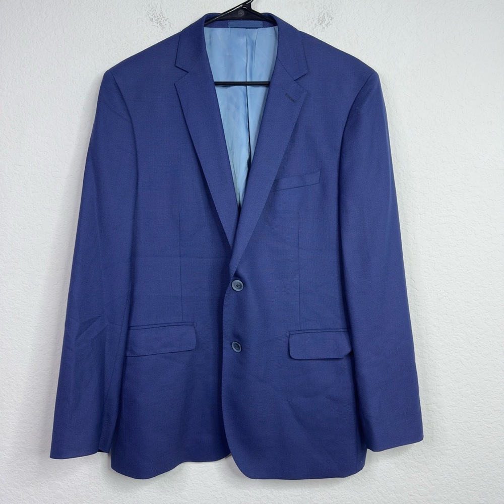 James Campbell Blazer Mens 42R Blue Wool Preppy‎ Career Business Academic Napoli